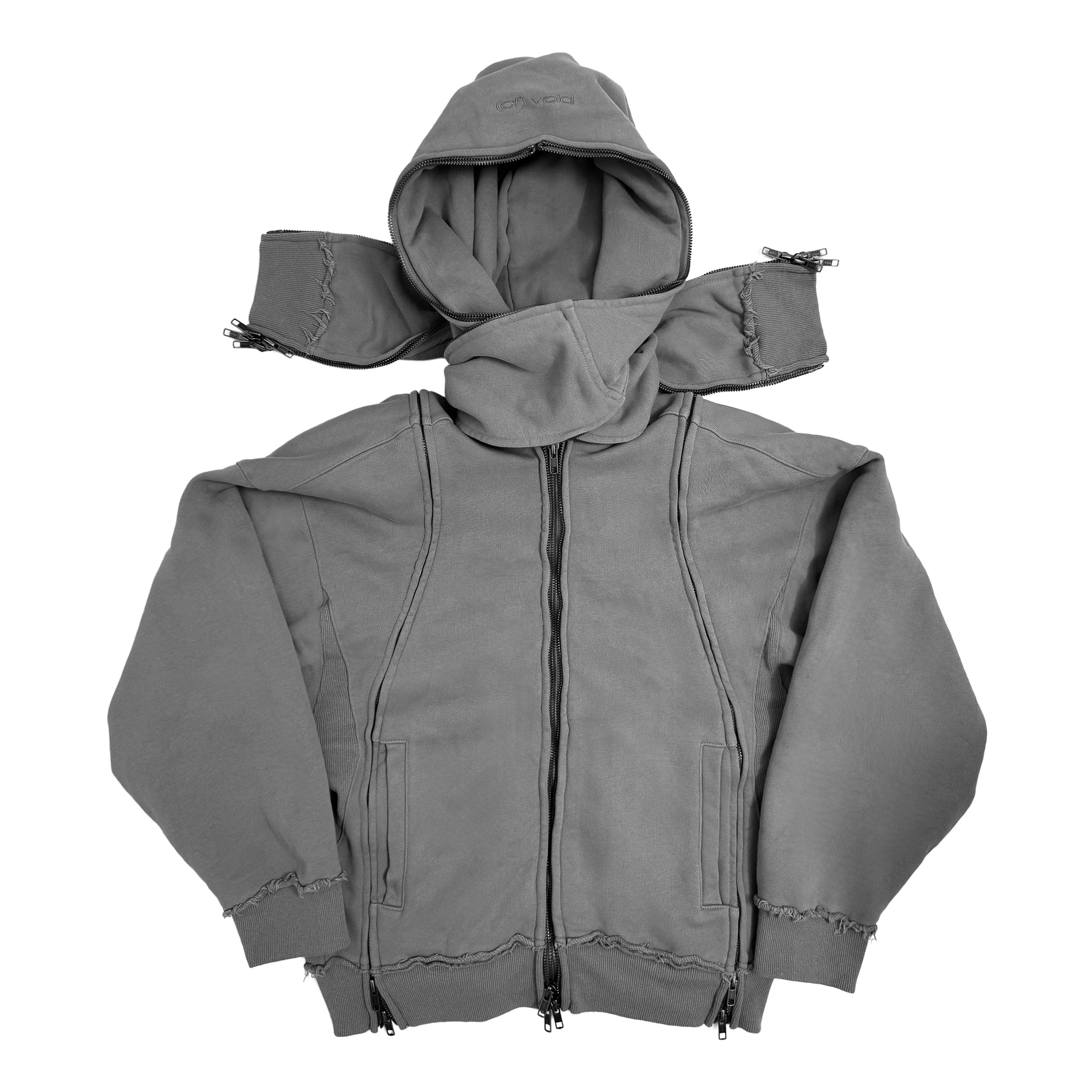 MULTI-ZIP HOODIE