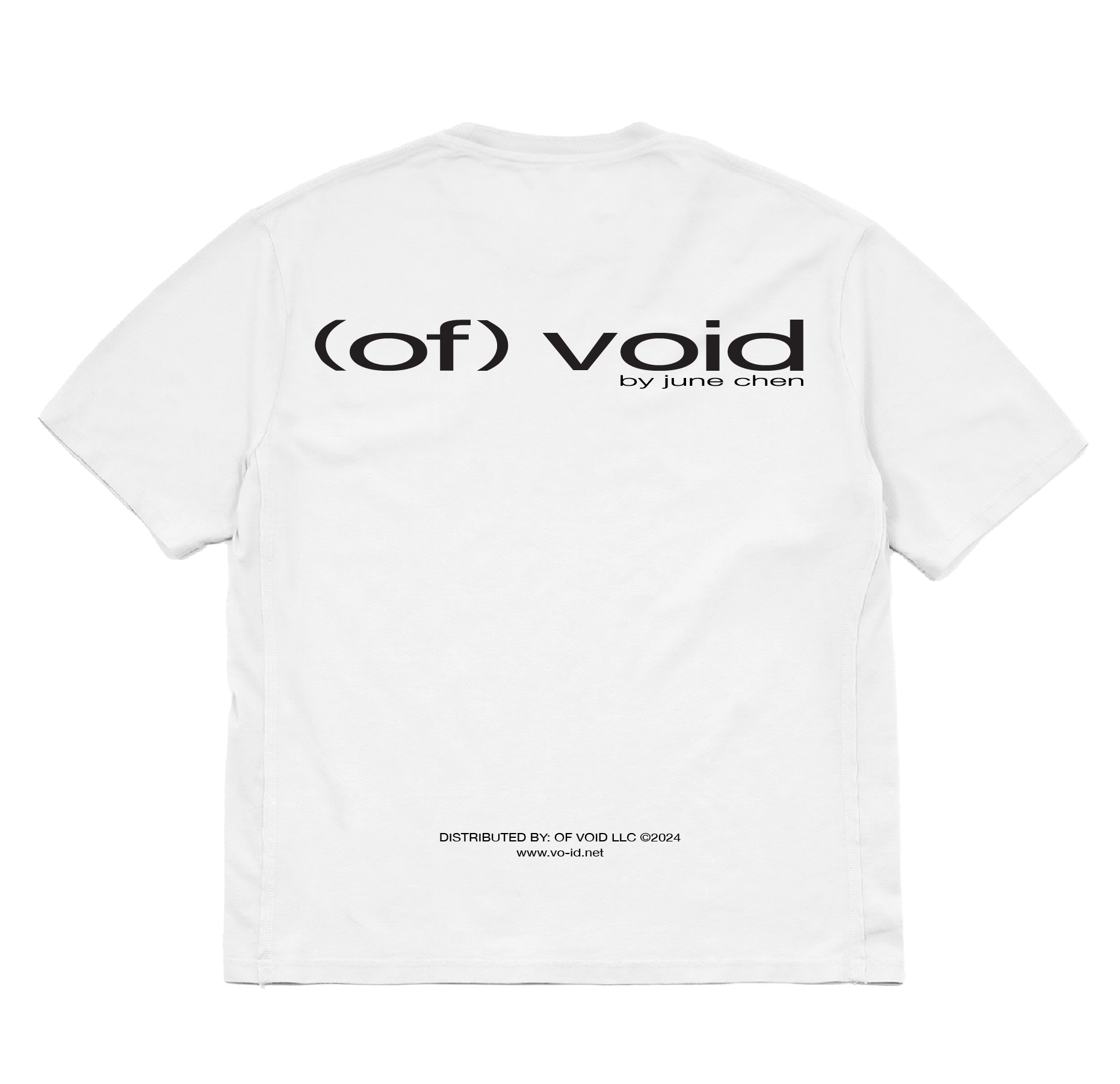 (of) void basic logo t-shirt back view